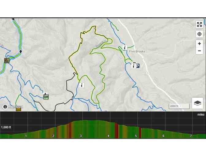 Horseback riding at Five Brooks Ranch, two hours for two riders!
