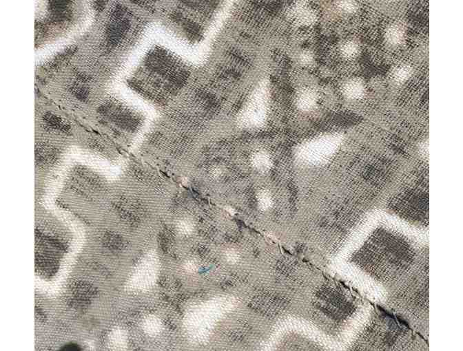 Authentic Vintage, HUGE Bogolanfini (Mudcloth) Panel - handcrafted in Africa - 7 x 7 feet