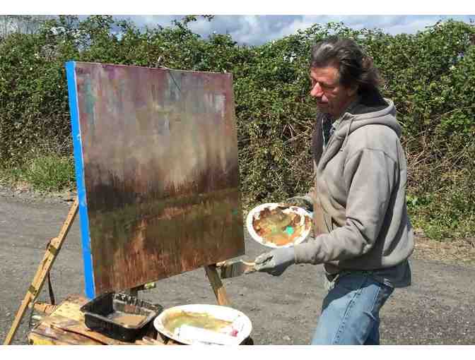 Painting - 3 Palms - by D.A. Bishop