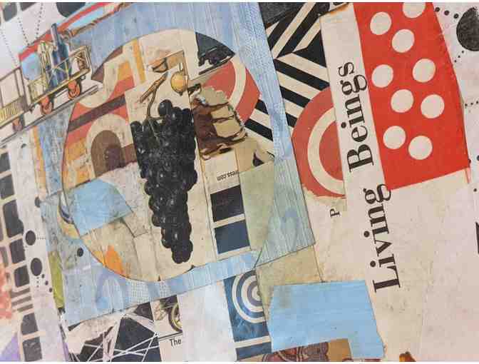 Collage art by Guerneville artist, Douglas DeVivo