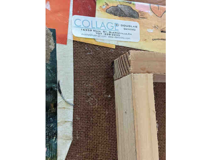 Collage art by Guerneville artist, Douglas DeVivo