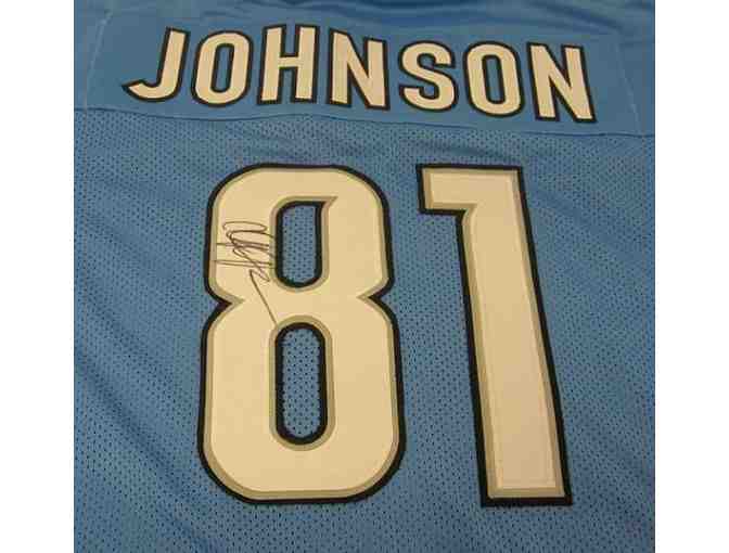 Calvin Johnson Autographed Football Jersey - Photo 1