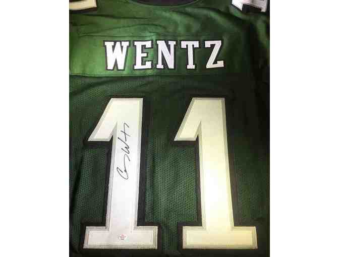 Carson Wentz Philadelphia Eagles Autographed Jersey - Photo 1