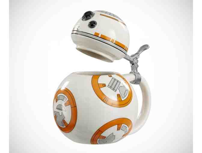 Star Wars BB-8 22oz Stein - Collectible Ceramic Mug with Metal Hinge