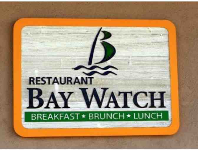 3 $10 gift coupons for Bay Watch in San Mateo or Burlingame
