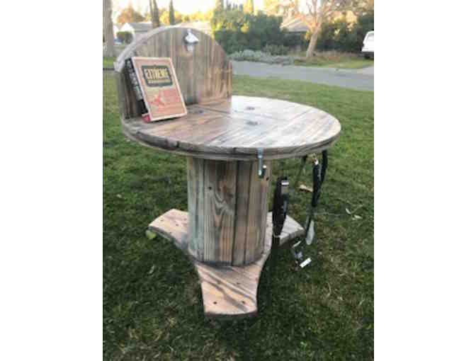 Mrs. Doll's Kindergarten: Rustic Wood BBQ Table
