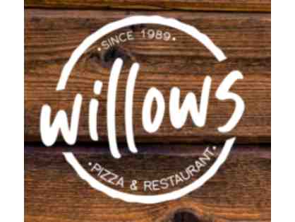 $50 to spend at Willow's Pizza