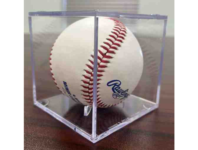 A signed, baseball from Payton Tolle of the Portland Sea Dogs