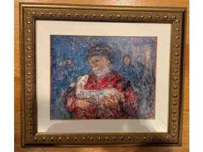 Untitled Work - Edna Hibel Lithograph