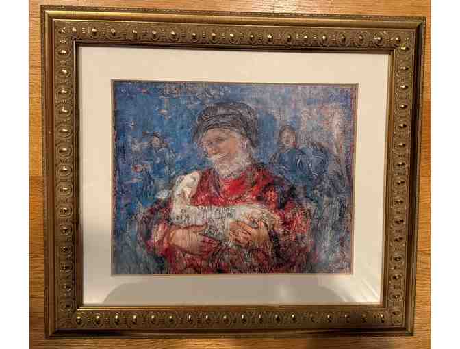 Untitled Work - Edna Hibel Lithograph - Photo 1