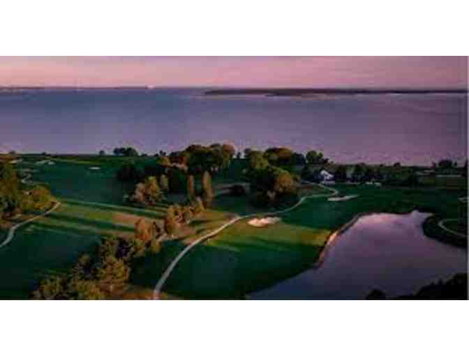Foursome at Queenstown Harbor Golf Course