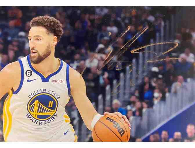 1 signed picture of Klay Thompson Warriors Player offered by the Warriors