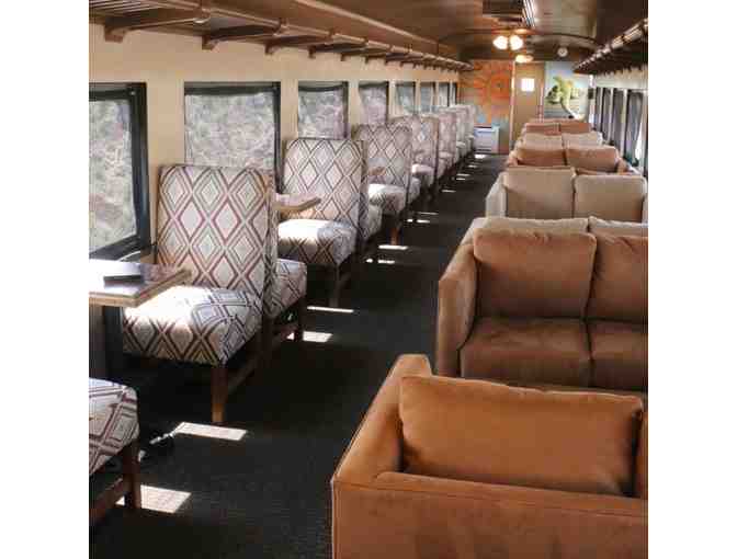 Two seats on the Verde Canyon Railroad