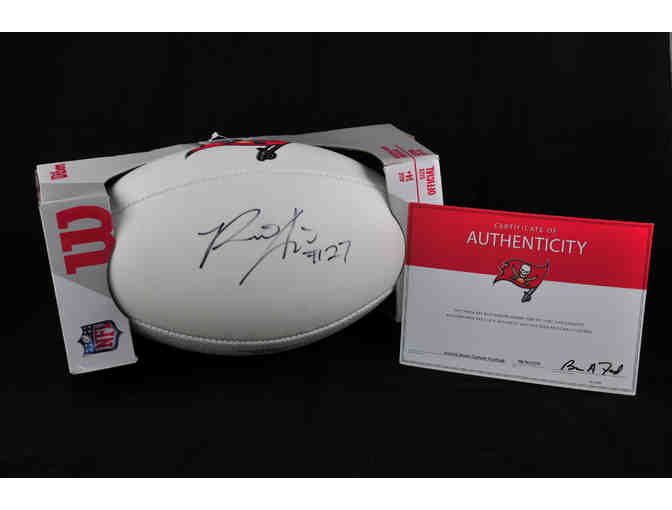 Tampa Bay Buccaneers #27 Ronald Jones II Autographed Football