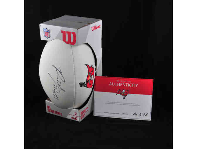 Tampa Bay Buccaneers #27 Ronald Jones II Autographed Football