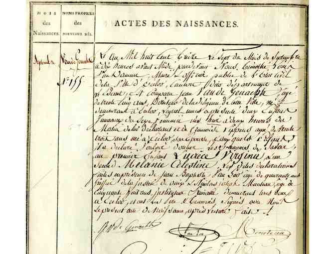 Capital Genealogy - A Certificate Good for 2 Hours of Professional Family History Research