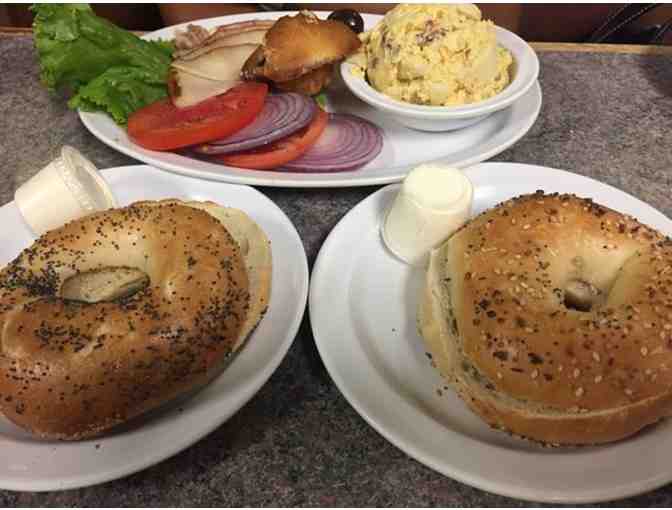 Bagels & - One Dozen Bagels & One Pound of Plain Cream Cheese