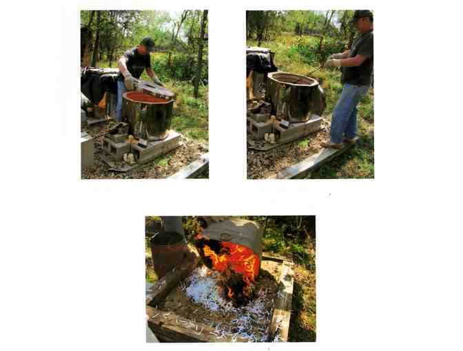 One-of-a-Kind Raku Vase by Former Hospice Patient Mike Joens - Photo 3