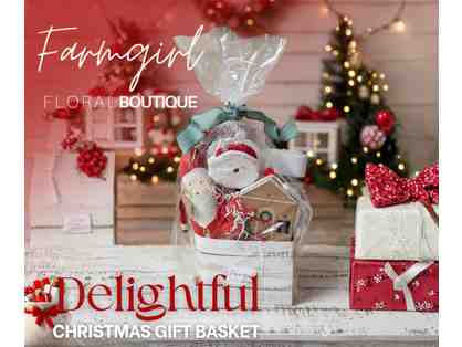 Delightful Christmas Gift Basket: Donated by Farmgirl Floral Boutique