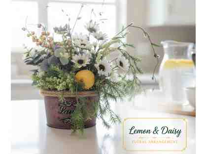 Lemon & Daisy Floral Arrangement
