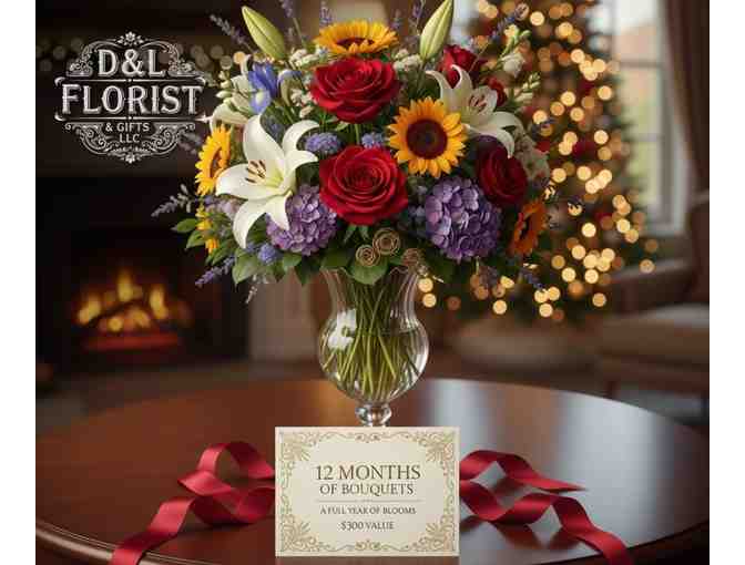 D and L Florist "Bouquet of the month for a full year" - Photo 1
