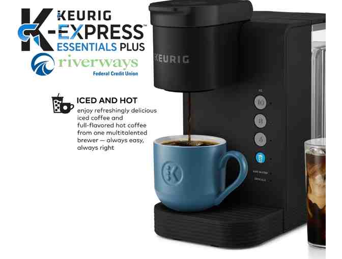 Keurig K-Express Essentials Plus Iced and Hot Single-Serve K-Cup Pod Coffee Maker - Photo 3