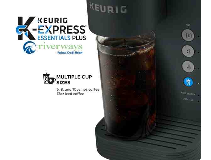 Keurig K-Express Essentials Plus Iced and Hot Single-Serve K-Cup Pod Coffee Maker - Photo 4