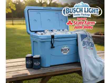Ultimate Outdoor Refreshment: Busch Light Cooler Package!