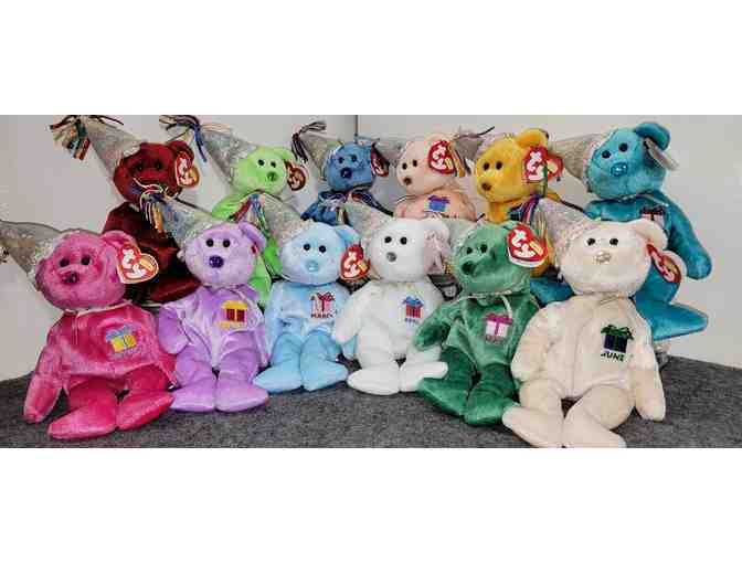 Ty Beanie Baby Birthday of the Month Complete Set of 12