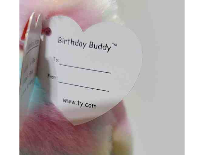 TY Birthday Buddy Beanie Bear