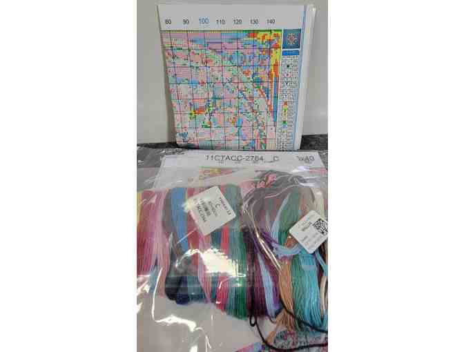 Mandala Glass Painting Cross Stitch Kit - #15