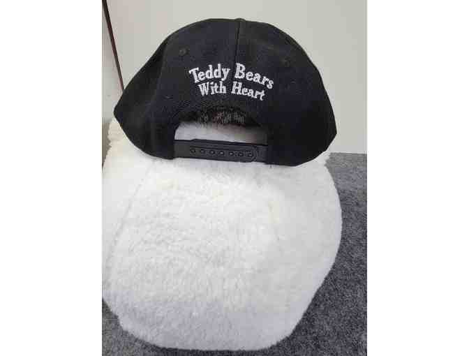 Teddy Bears with Heart Baseball Cap - Black - New