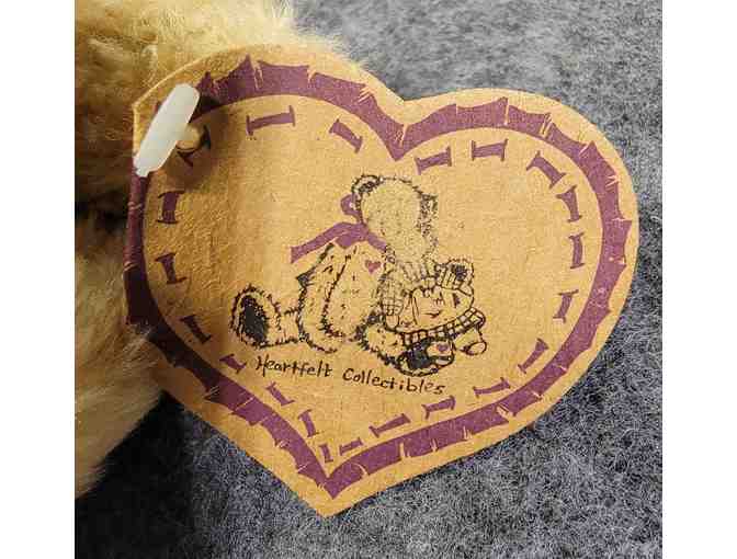 Heartfelt Collectibles Bear 1997 Stuffed Teddy Bear, Vintage American Artist - With Tags