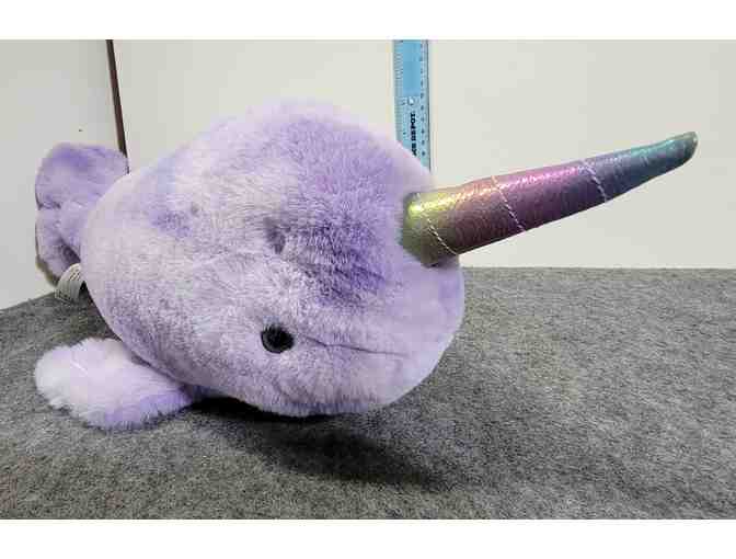FAO Schwarz Narwhal Plush Stuffed Animal