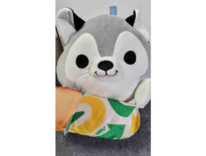 Wolf with Subway Sandwich