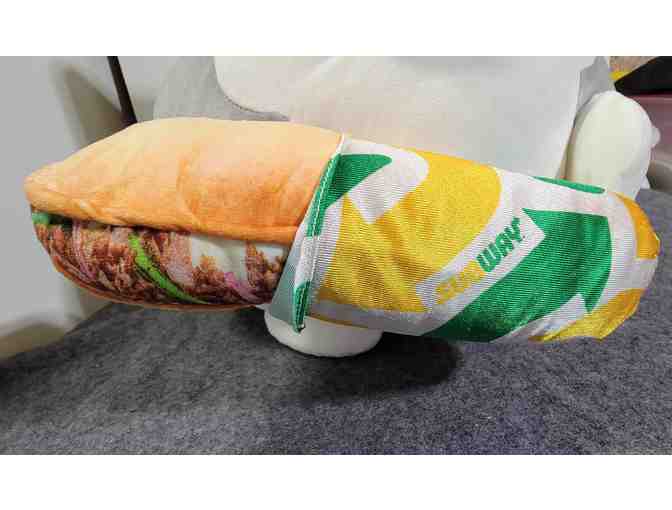 Wolf with Subway Sandwich