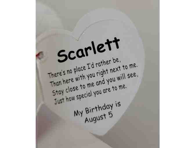 #1 Ty Beanie Bear - Scarlett