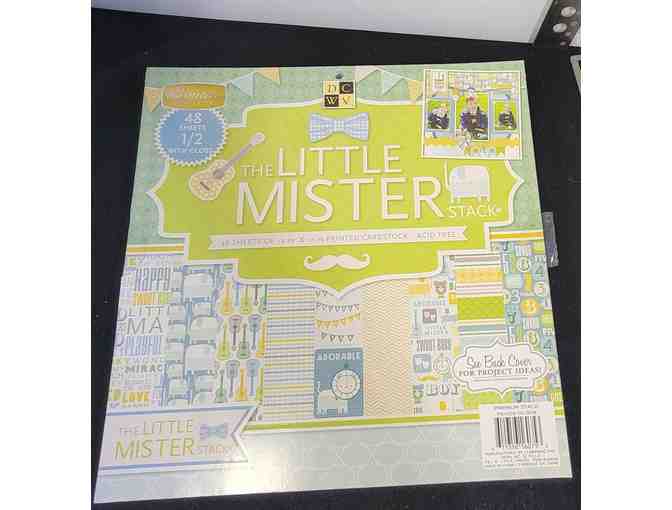 #9 - 12x12 "Little Mister" Scrapbook Paper - 48 Sheet Collection! - Photo 1
