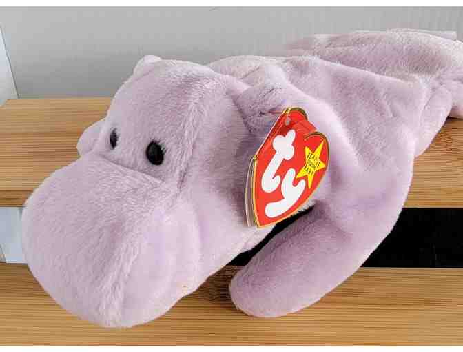 Ty Beanie Baby Happy the Hippo-Classic Beanie Size