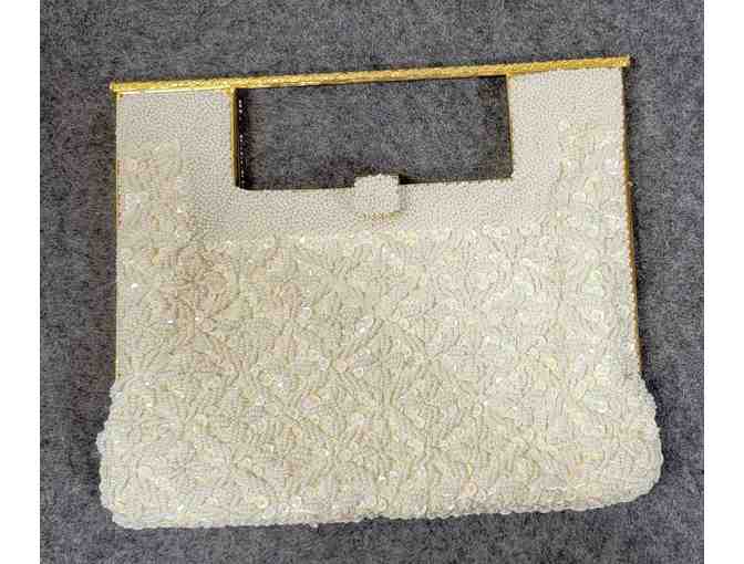 Virant by Sarn - Vintage Mid-Century Clutch with Italian Beads -Handmade in Hong Kong - Photo 1