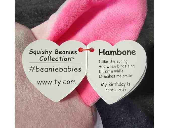 TY Beanie Pig named Hambone - NWT