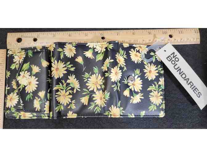 Daisy Yellow and Black Wallet - NWT