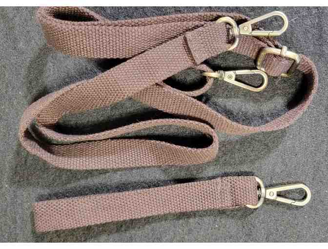 Embroidered Canvas Crossbody Bag 4.5" across - Photo 4