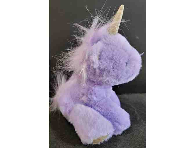 FAO Schwarz Sparklers Purple Lavender Baby Unicorn Stuffed Animal Plush