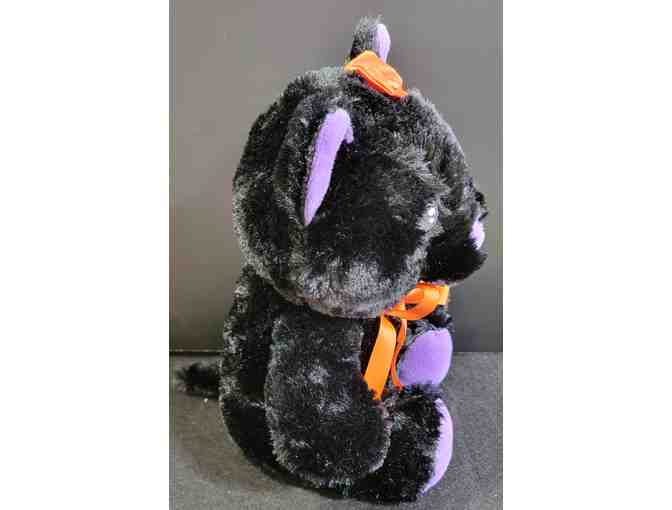Lucky Petsmart Black Cat with Orange Bow