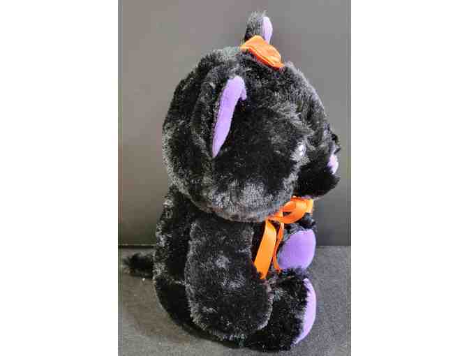 Lucky Petsmart Black Cat with Orange Bow