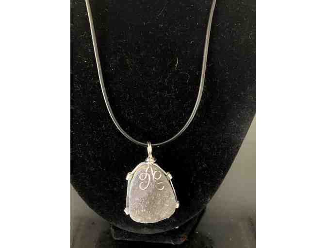 Natural Crystal Wire Wrap Pendant