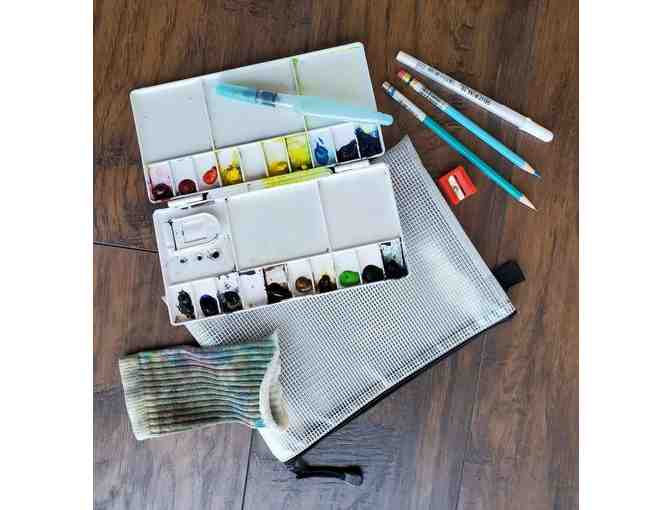 Watercolor Nature Journaling Workshop at HEAL Farm Sunday, June 9th, 10am-12:30 pm