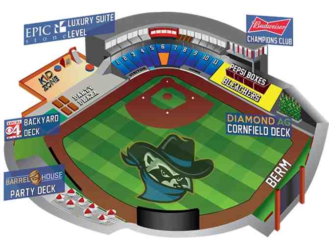 QC River Bandits Suite at July 26th Game