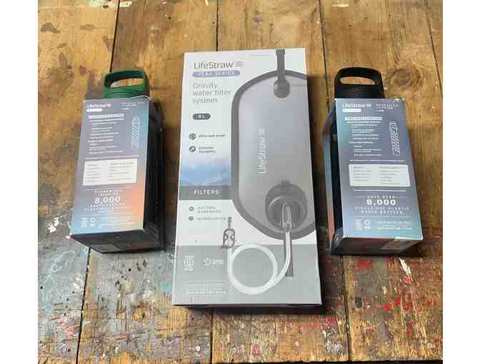 Lifestraw Gravity 8L Water Filter System & Two Lifestraw Go Series 1L Bottles - Photo 1